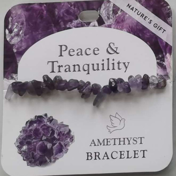 Gem-Chip Bracelet Amethyst- Peace And Tranquility
