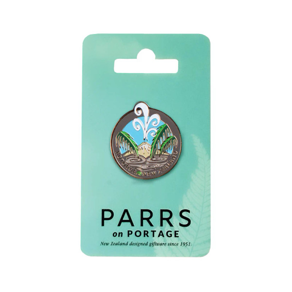 Rotorua Geyser badge