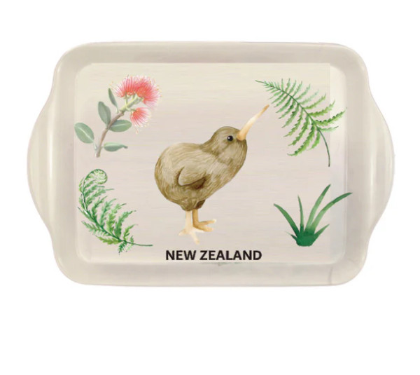 Decorative Melamine Tray Happy Kiwi