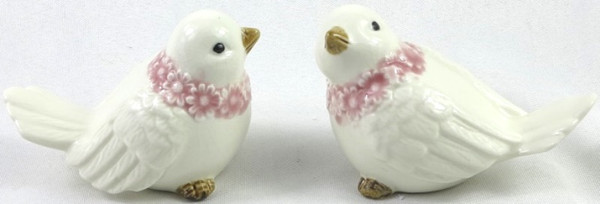 Yvette Birds White Ceramic 16 cm ( price per each)