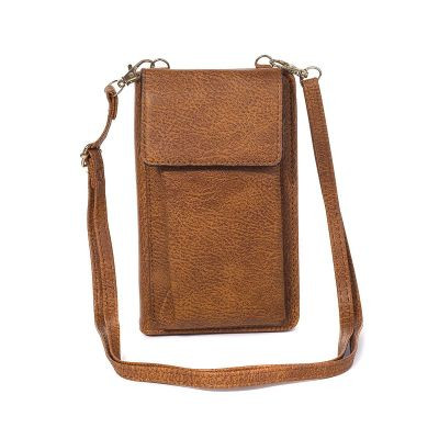 Caramel Phone Bag With Wallet