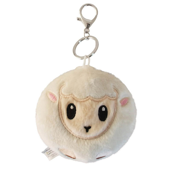 Sheep And Sheep Dog 2 Sided Plush Keyring