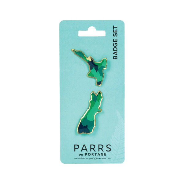 New Zealand Map badges