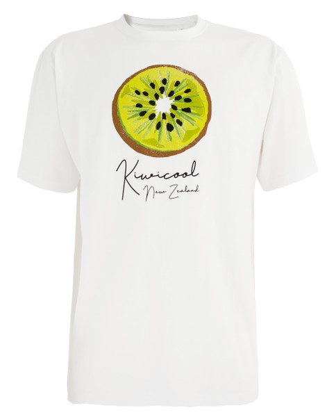 New Zealand Kiwicool Kiwifruit T-Shirt - White