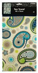 Paisley Kiwi Tea Towel 100% Cotton