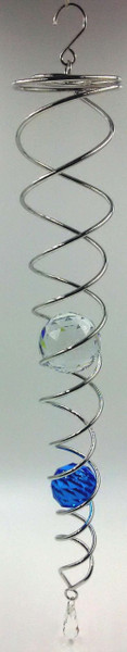 Crystal Vortex Spinner Blue