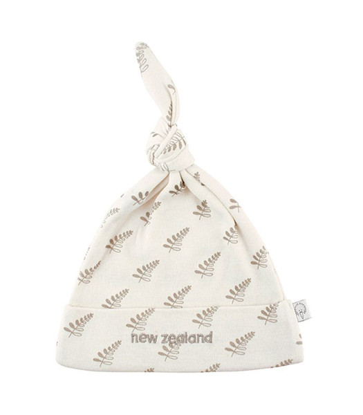 Baby beanie with Fern design