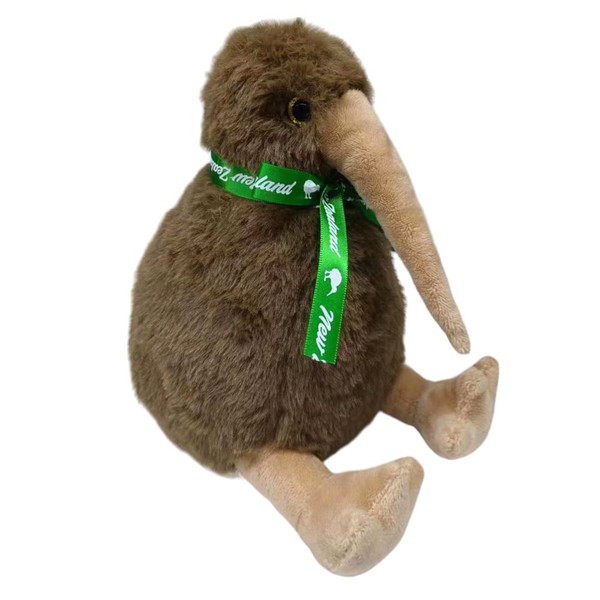 Kiwi Soft Toy NZ With Ribbon 17cm