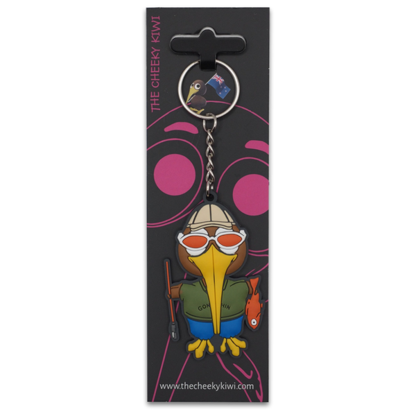 Kiwi Fisherman Keyring