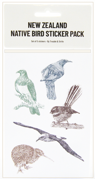 New Zealand Native Bird Sticker Pack