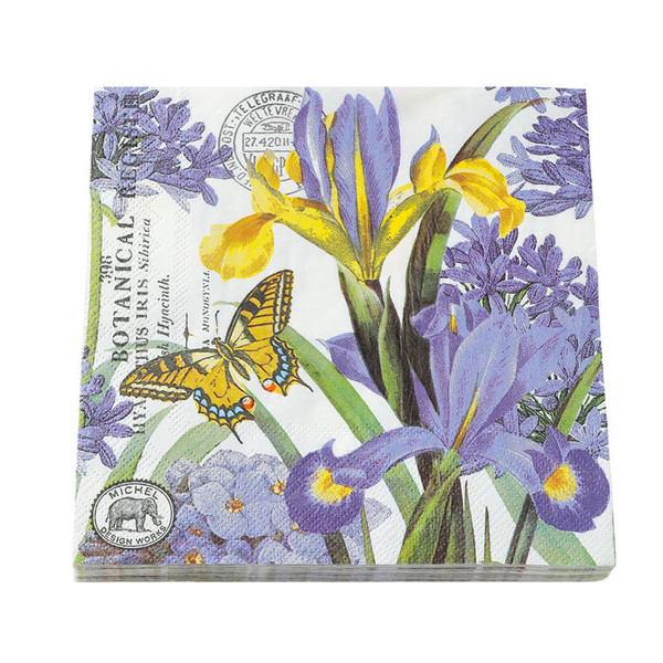 Iris Botanical Napkin