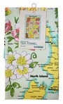 NZ Floral Tea Towel