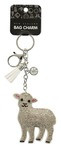 Rinestone Sheep Bag Charm