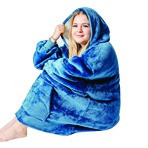 Blue Hooded Sherpa