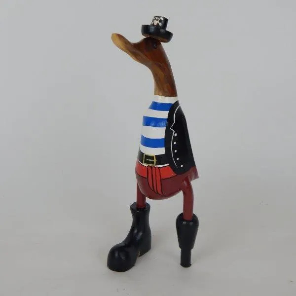 Wooden Pirate Duck
