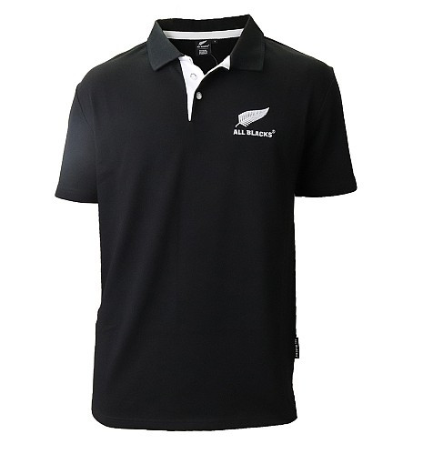 Official All Blacks short- sleeved rugby jersey