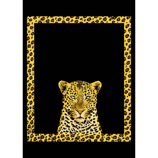 Painted 2 Ply Mink Blanket Leopard