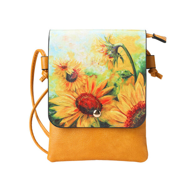 Yellow Sunflower Shoulder Bag