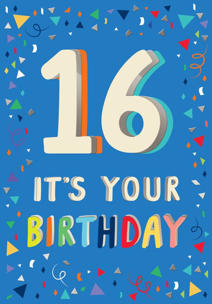 Birthday card-16 It's Your Birthday