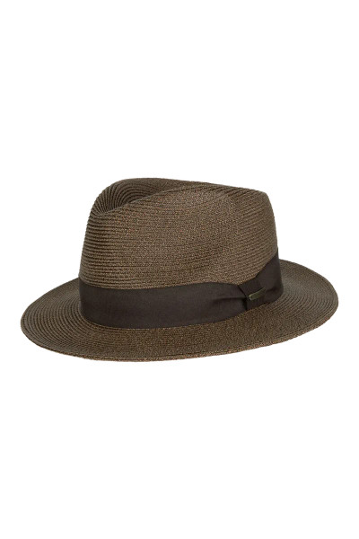 Heron Fedora hat - brown