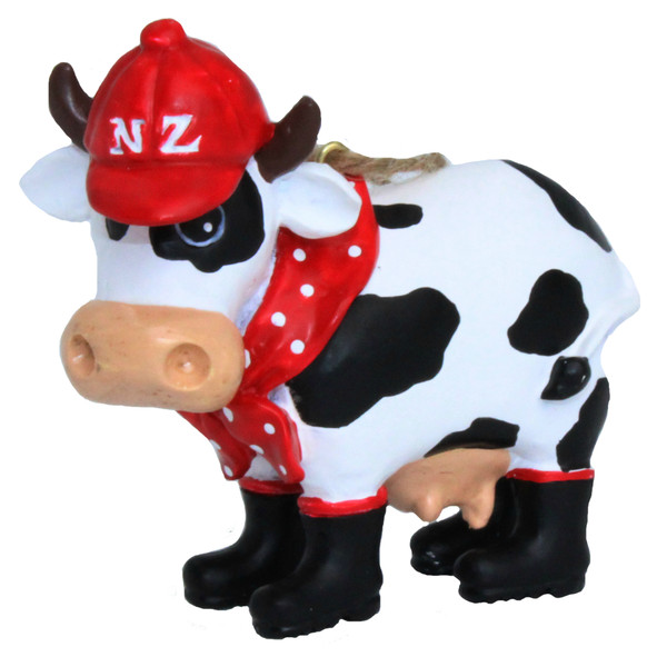 Nz Christmas Dairy Cow Ornament