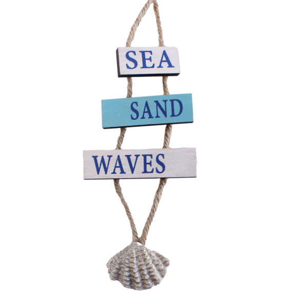 Sea, Sand, Waves Hanging Ornament