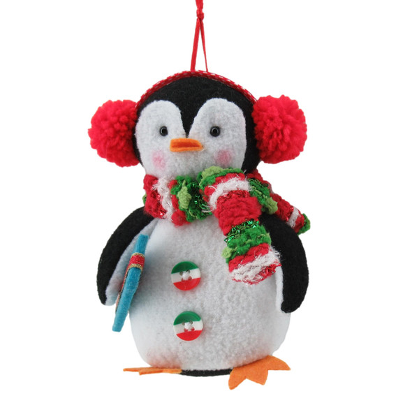 hanging Felt plush Christmas penguin tree ornament