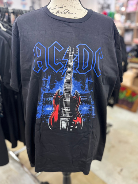 ACDC T-Shirt| High Voltage Guitar | XL