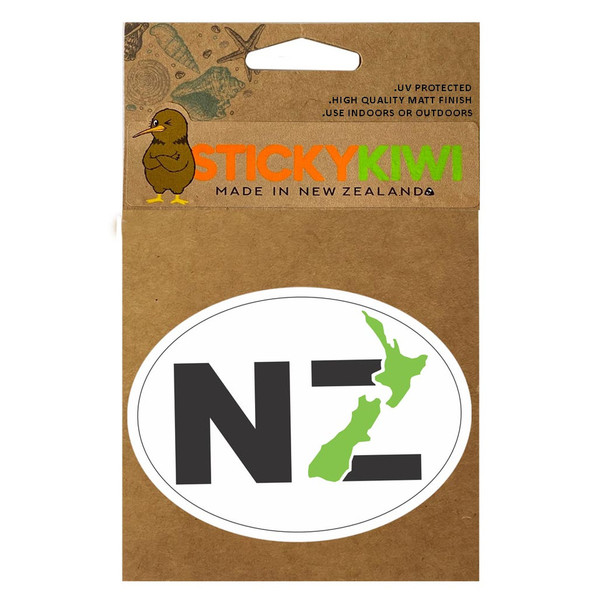 NZ Souvenir Oval sticker