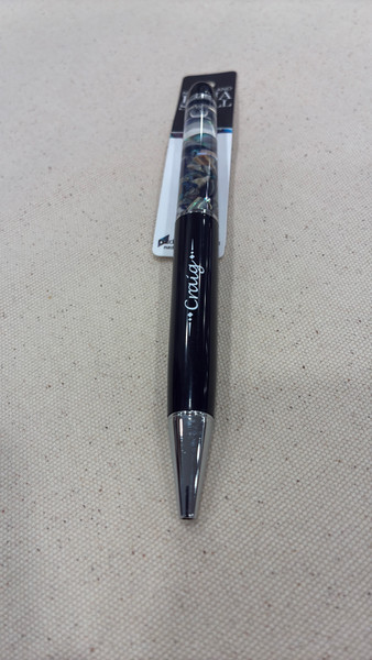 Craig Paua Shell Pen | NZ Souvenir Gift | Cursive