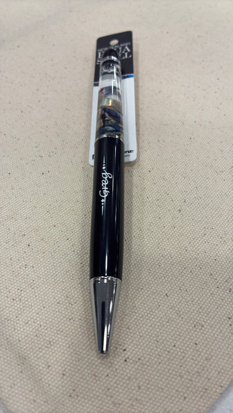 Greg  Paua Shell Pen | NZ Souvenir Gift | Cursive