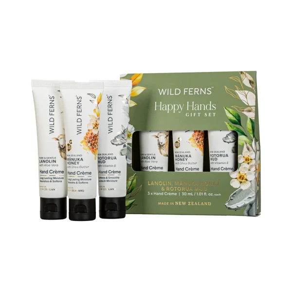 NZ Hand Crème Gift Set | Manuka Honey, Lanolin and Rotorua Mud