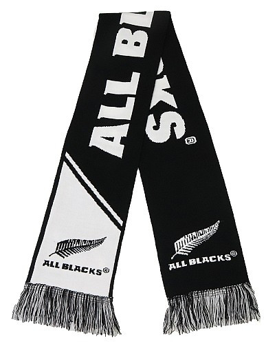 Officially licensed reversible All Blacks adult supporter scarf