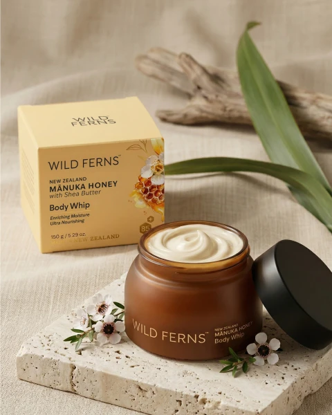 Wild Ferns Mānuka Honey Body Whip with Shea Butter 150g