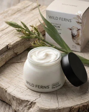 Wild Ferns Lanolin Day Crème with Collagen for daily facial hydration