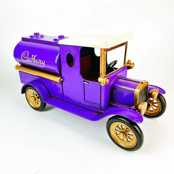 Cadbury vintage-style model delivery truck, approximately 30cm long