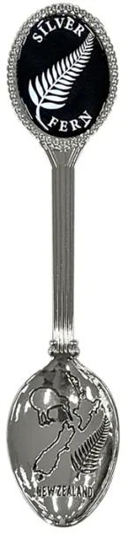 NZ Souvenir Teaspoon with Silver Fern