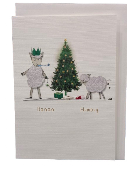 NZ Christmas Card | Baaaaa Humbug
