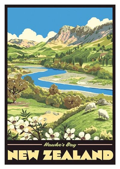 Hawke's Bay Postcard | Te Mata Peak with TukiTuki River