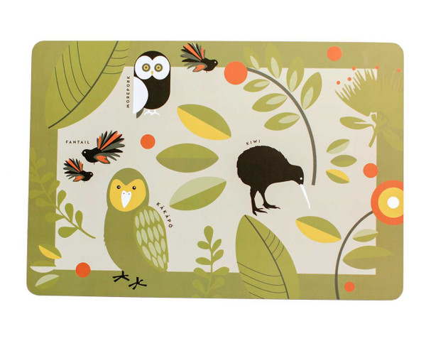NZ native Bird place mat
