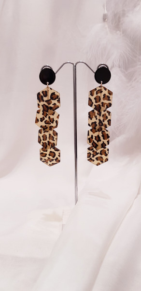 Resin earrings Style 13710