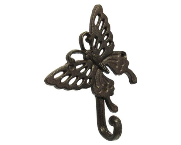 cast iron butterfly with single hook