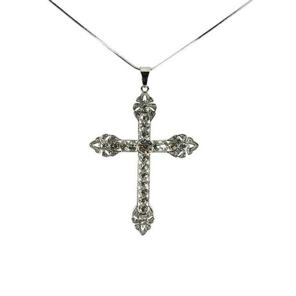 Diamante Cross Pendant