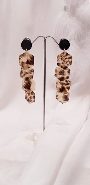 Resin Earring Style 13708