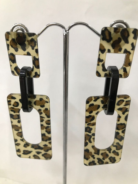 Resin Earring Style 13692
