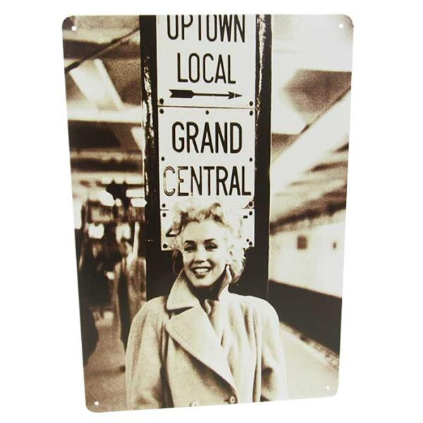 Retro Vintage Style Tin Plaque - Marilyn Monroe