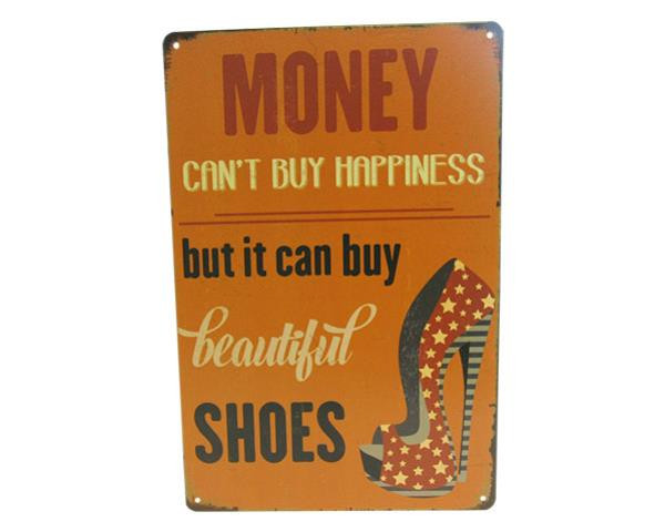 Retro Vintage Style Tin Plaques - ... beautiful shoes!