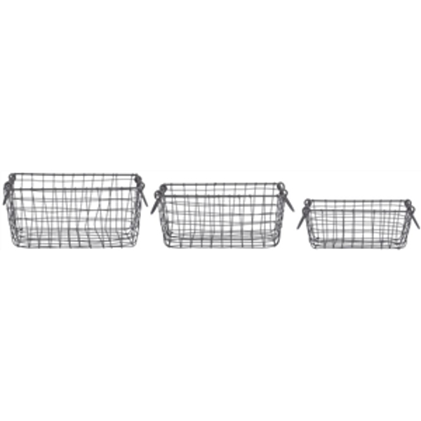 Wire Basket rectangle small (3 sizes)