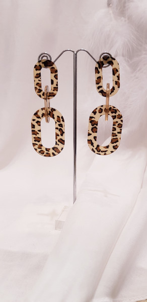 Resin earring Style 13712