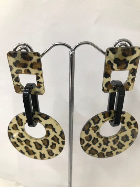 Resin earring Style 13694